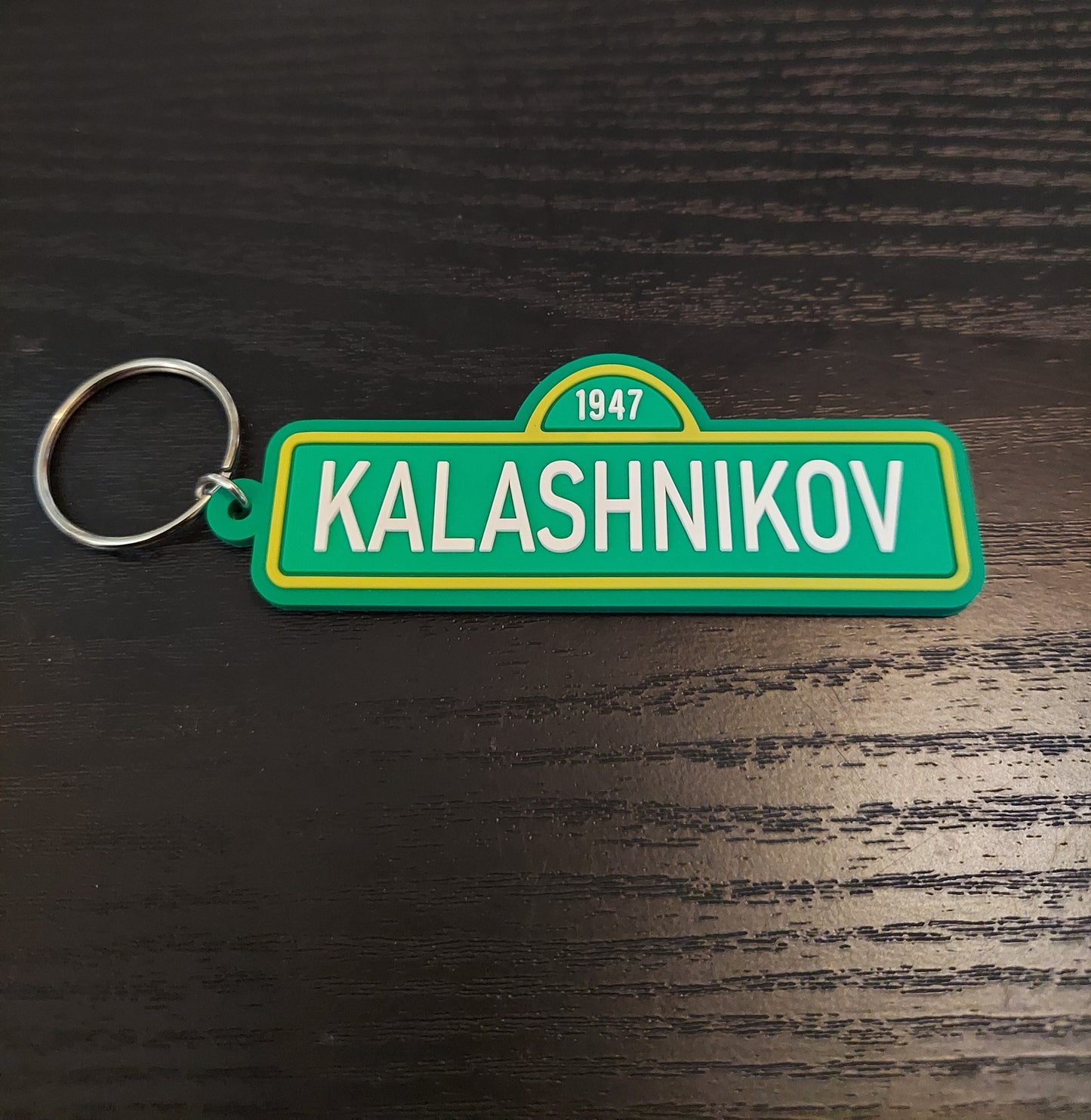 Kalashnikov Street keychain