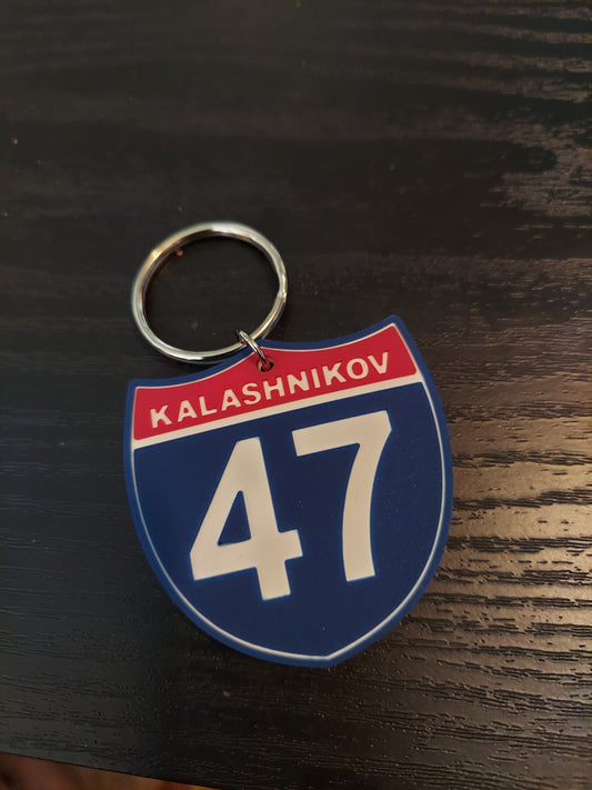 Highway 47 keychain