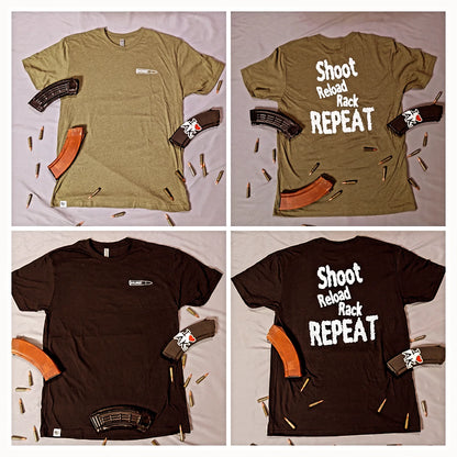 AkAllDay SHOOT,RELOAD T-Shirt
