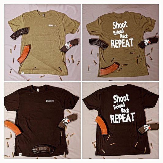 AkAllDay SHOOT,RELOAD T-Shirt